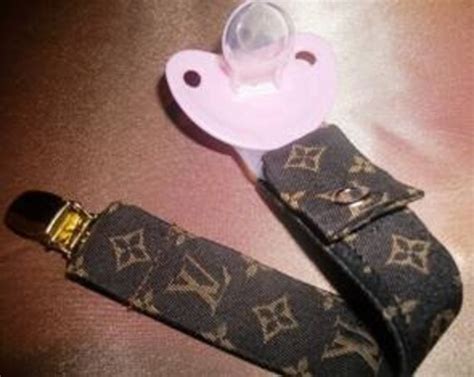 louis vuitton pacifier clips